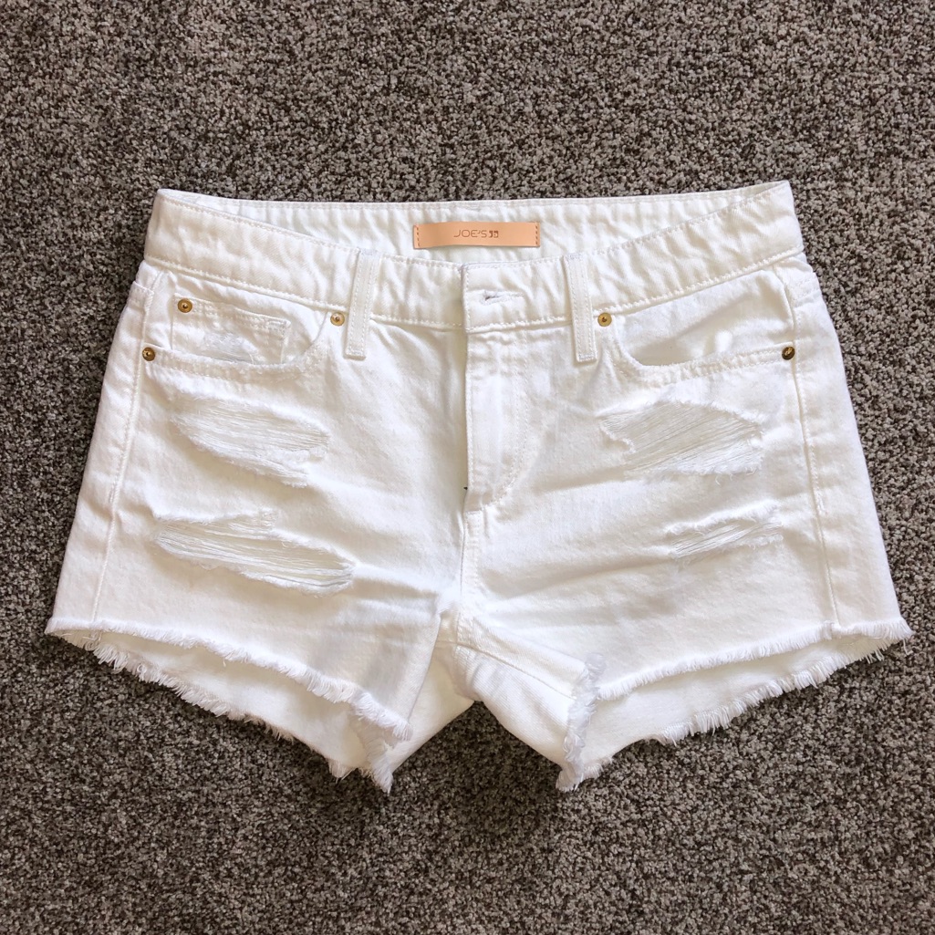 New Joes Jeans White Shorts, Sz 25